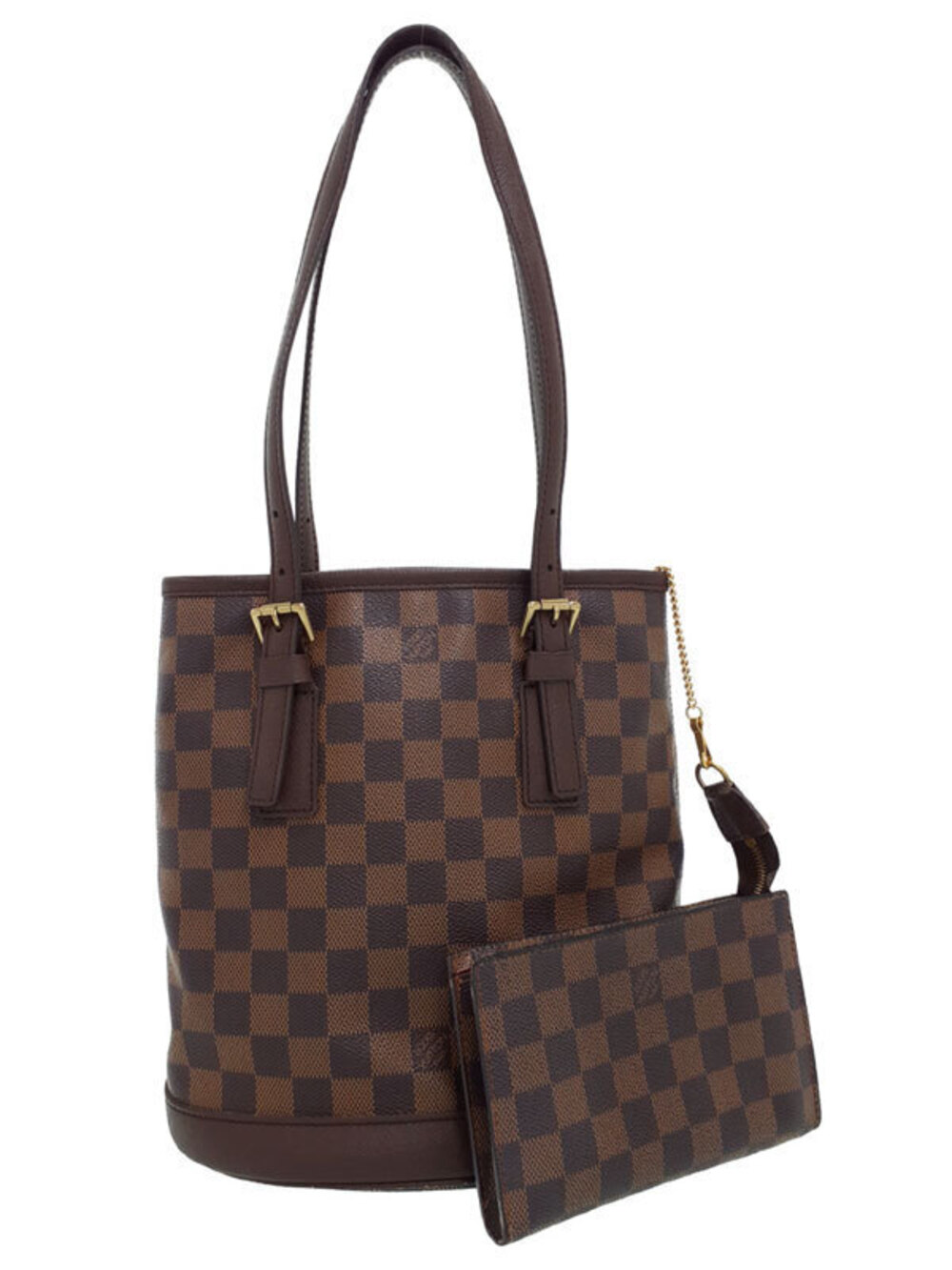 Louis Vuitton Damier Mare Bucket Shoulder Bag